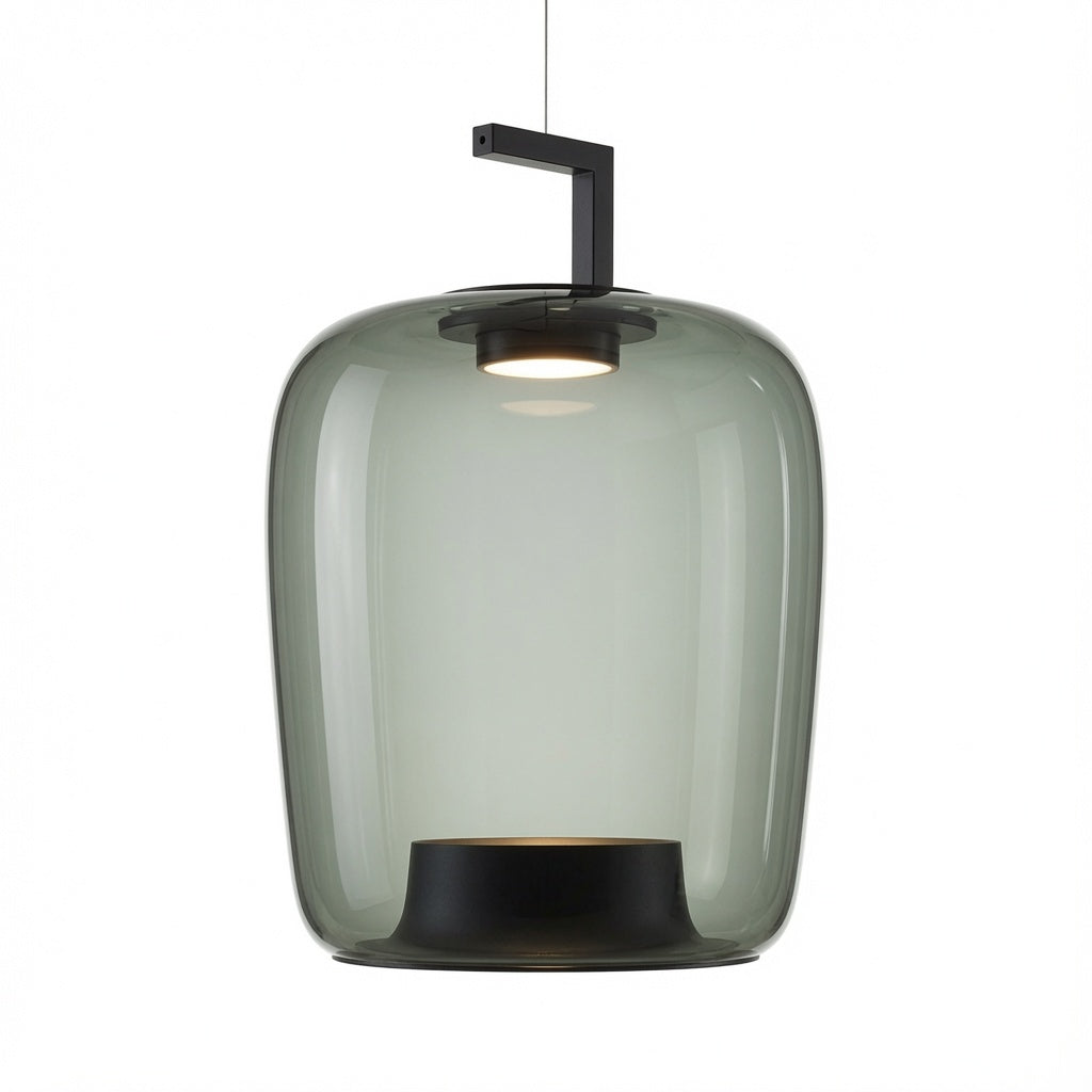 Pendant in light smoke-C1