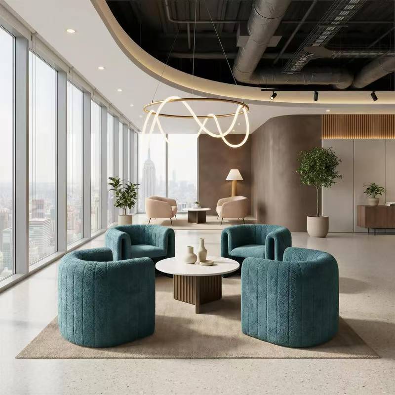 Modern LED Ring Chandelier with Flowing Silica Tube Stainless Steel Pendant Light Fixed LED