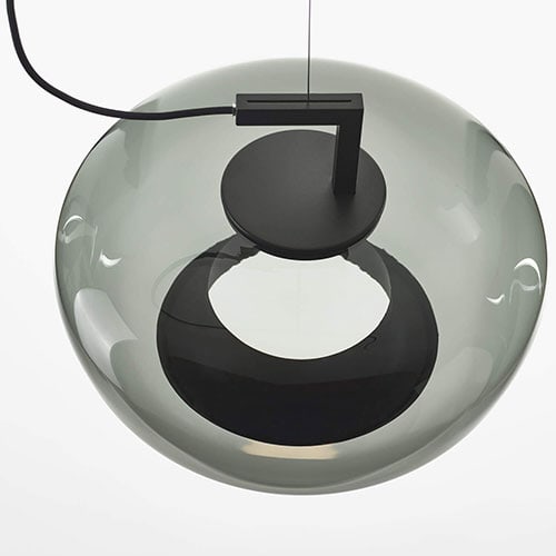 Pendant in light smoke-A2