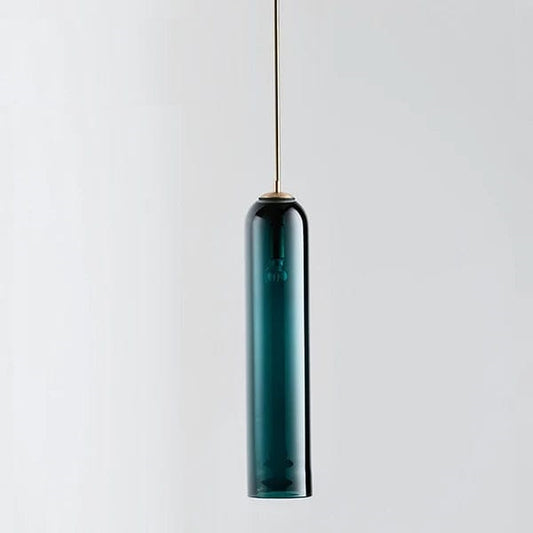 Pendant in aqua green
